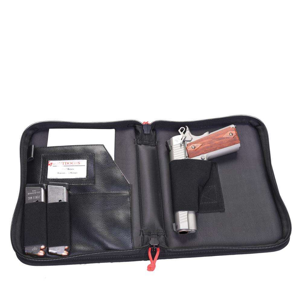 Soft Gun Cases G Outdoors Inc. Ready Series GPS Small Day Planner w/ Pistol Storage Black • Model: Ready Series